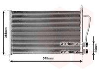 Condenseur, climatisation 18005328 International Radiators