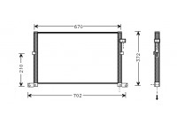 Condenseur, climatisation 18005334 International Radiators