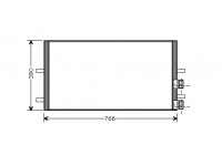 Condenseur, climatisation 18005407 International Radiators