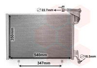 Condenseur, climatisation 18005592 International Radiators