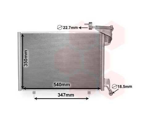 Condenseur, climatisation 18005592 International Radiators