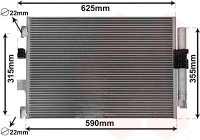 Condenseur, climatisation 18015709 International Radiators