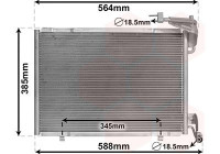 Condenseur, climatisation 18015711 International Radiators
