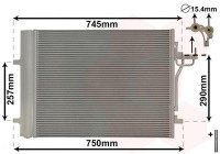 Condenseur, climatisation 18015717 International Radiators Plus