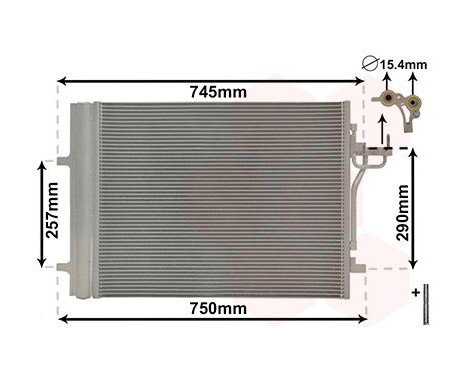 Condenseur, climatisation 18015717 International Radiators Plus