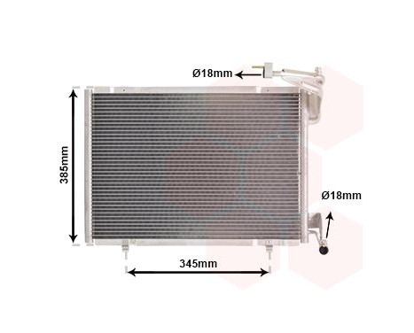 Condenseur, climatisation 18015718 International Radiators
