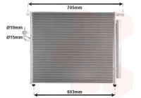 Condenseur, climatisation 18015727 International Radiators