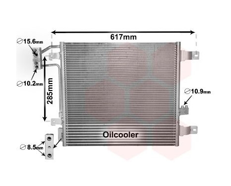 Condenseur, climatisation 21005057 International Radiators