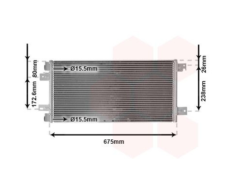 Condenseur, climatisation 21005074 International Radiators