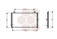 Condenseur, climatisation 25005108 International Radiators
