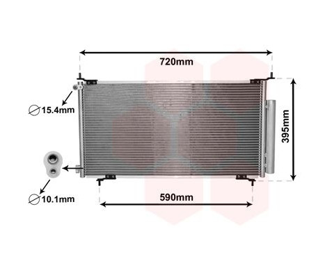 Condenseur, climatisation 25005201 International Radiators