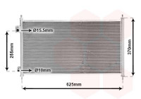 Condenseur, climatisation 25005202 International Radiators