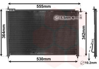 Condenseur, climatisation 25005209 International Radiators