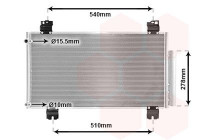 Condenseur, climatisation 25005236 International Radiators