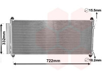 Condenseur, climatisation 25005264 International Radiators