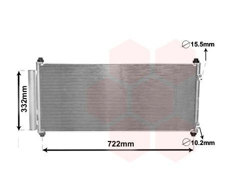 Condenseur, climatisation 25005264 International Radiators