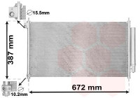 Condenseur, climatisation 25005276 International Radiators