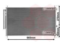 Condenseur, climatisation 25015701 International Radiators