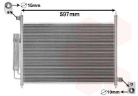 Condenseur, climatisation 25015702 International Radiators