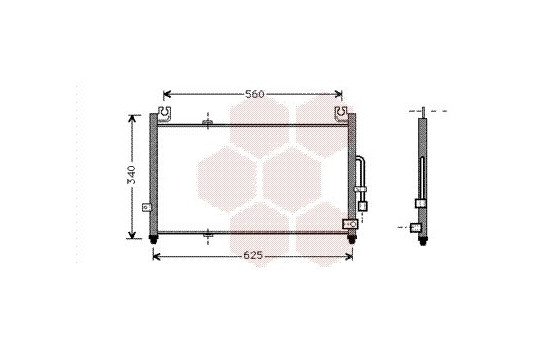 Condenseur, climatisation 27005104 International Radiators, Image 2