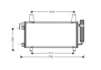 Condenseur, climatisation 27005157 International Radiators