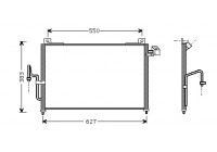 Condenseur, climatisation 27005159 International Radiators