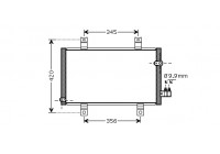 Condenseur, climatisation 27005209 International Radiators