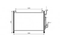 Condenseur, climatisation 27005236 International Radiators
