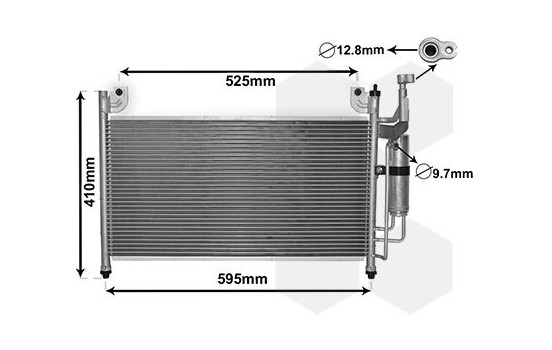 Condenseur, climatisation 27005236 International Radiators, Image 2