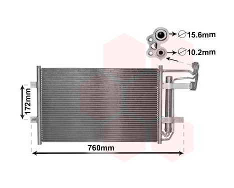 Condenseur, climatisation 27005252 International Radiators