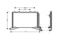 Condenseur, climatisation 30005222 International Radiators