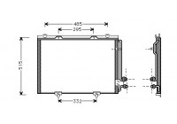 Condenseur, climatisation 30005232 International Radiators