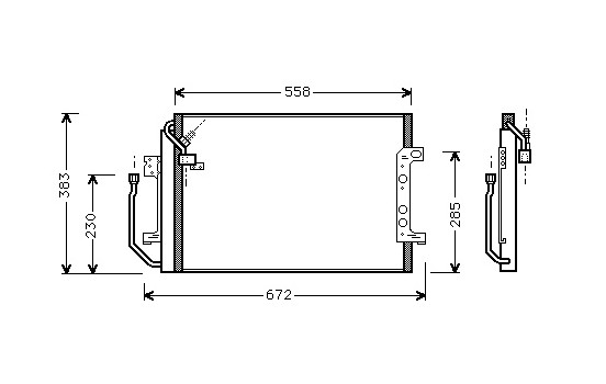 Condenseur, climatisation 30005257 International Radiators