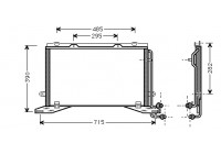 Condenseur, climatisation 30005268 International Radiators