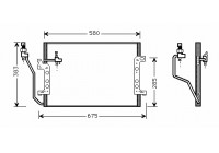 Condenseur, climatisation 30005330 International Radiators