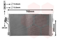Condenseur, climatisation 30005352 International Radiators