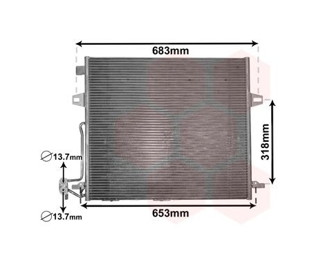 Condenseur, climatisation 30005406 International Radiators, Image 2