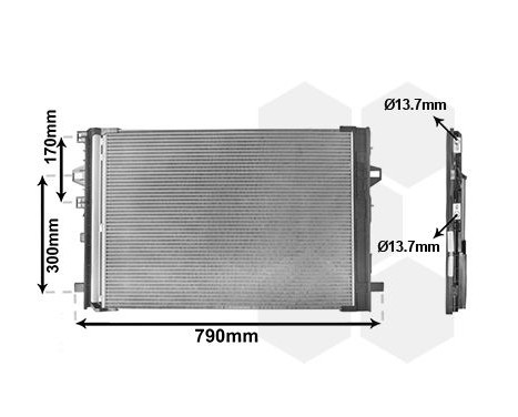 Condenseur, climatisation 30015701 International Radiators
