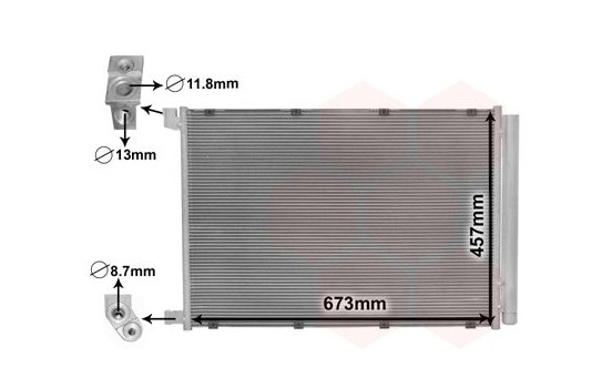 Condenseur, climatisation 30015703 International Radiators