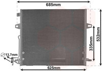 Condenseur, climatisation 30015706 International Radiators