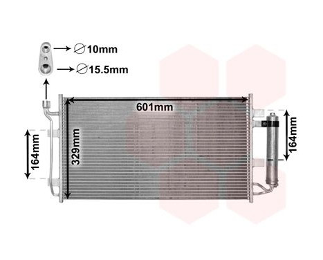 Condenseur, climatisation 33005387 International Radiators