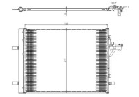 Condenseur, climatisation 350375 NRF