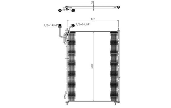 Condenseur, climatisation 350503 NRF