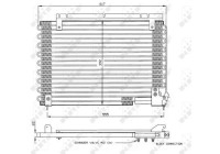 Condenseur, climatisation 35191 NRF