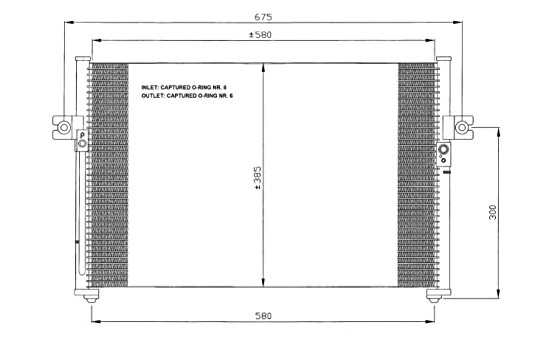 Condenseur, climatisation 35389 NRF, Image 2