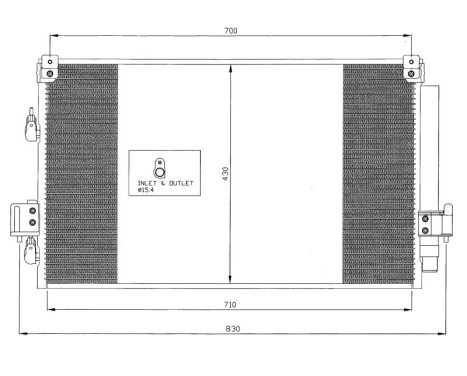 Condenseur, climatisation 35415 NRF