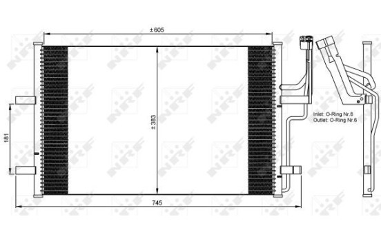 Condenseur, climatisation 35507 NRF