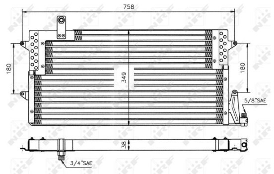 Condenseur, climatisation 35534 NRF, Image 3