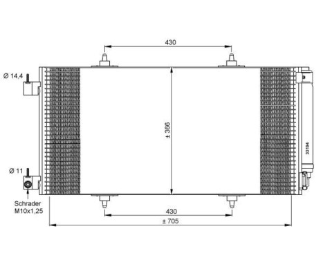 Condenseur, climatisation 35786 NRF