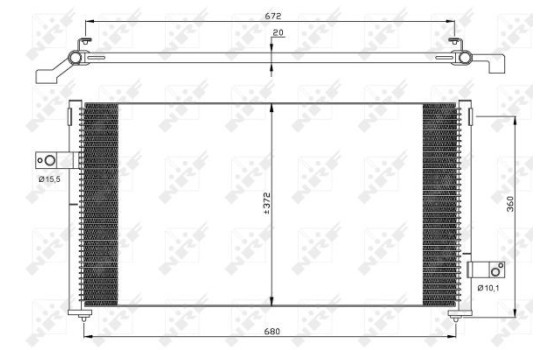 Condenseur, climatisation 35877 NRF